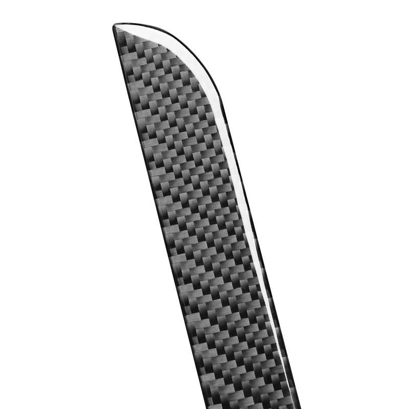 Car Carbon Fiber Door Trim Decorative Strip for Toyota Highlander 2014-2019, Left Drive