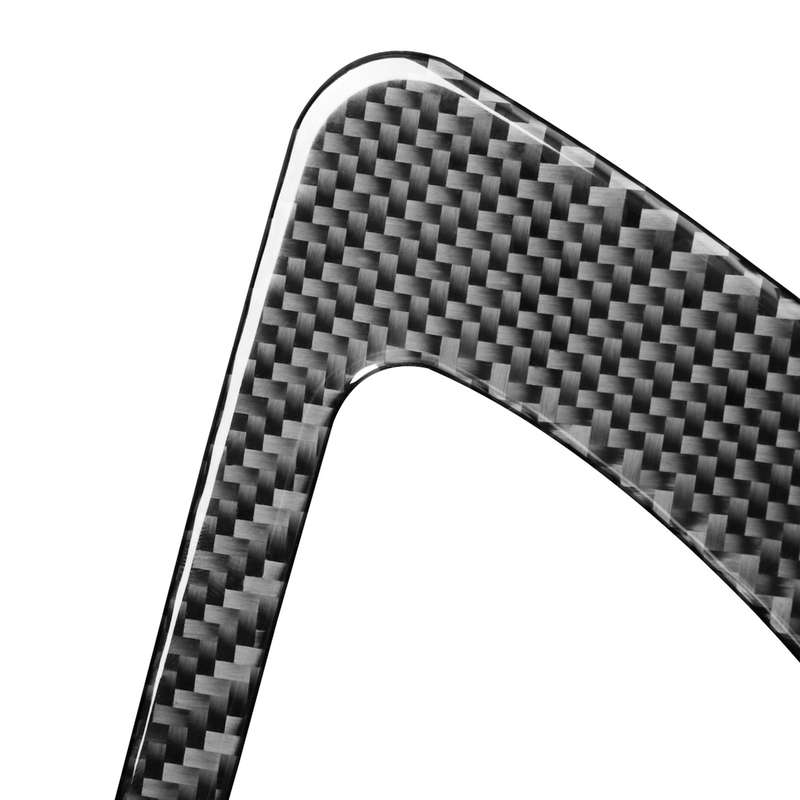 Car Carbon Fiber Inside Door Handle Panel Decorative Sticker for Toyota Highlander 2014-2019, Left D