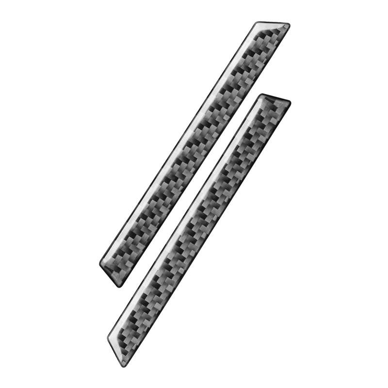 Car Carbon Fiber Central Air Outlet Decorative Sticker for Toyota Highlander 2014-2019, Left Drive