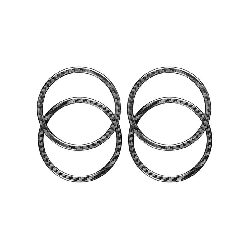 Car Door Horn Ring Decorative Sticker for BMW F52 1 Series Sedan 2017-2019, Left Drive