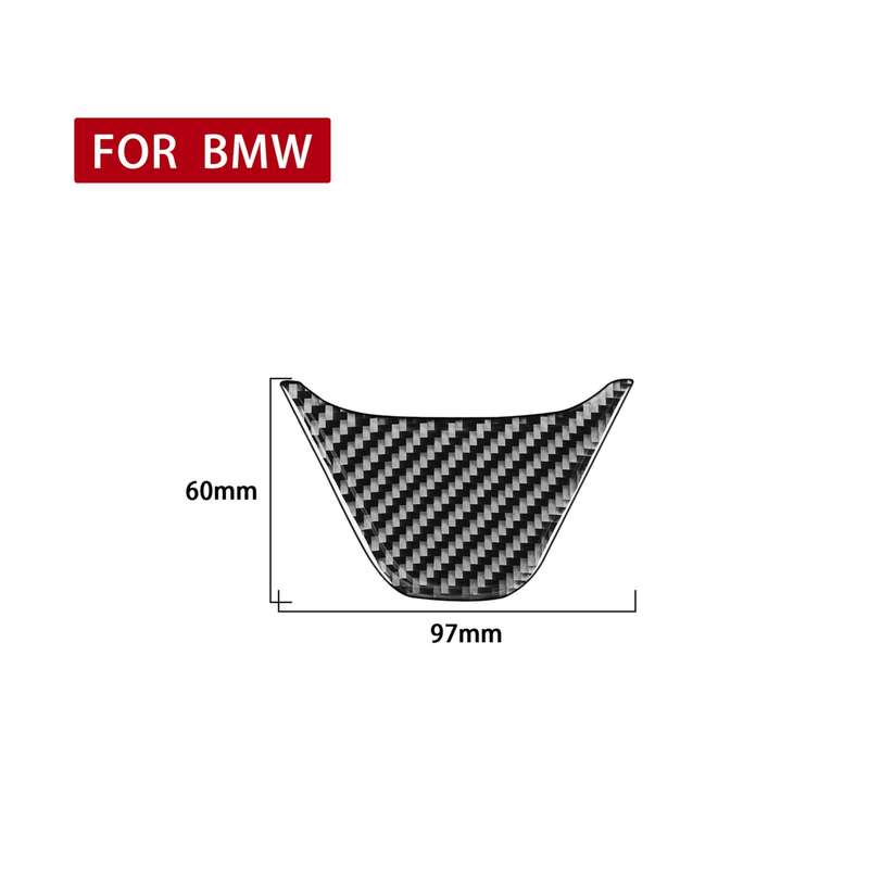 Car Steering Wheel Decorative Sticker for BMW F52 1 Series Sedan 2017-2019, Left Drive