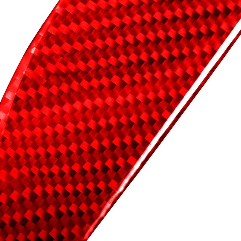 Car Window Lift Button C Decorative Sticker for Volvo V60 2010-2017, Left Drive (Red)