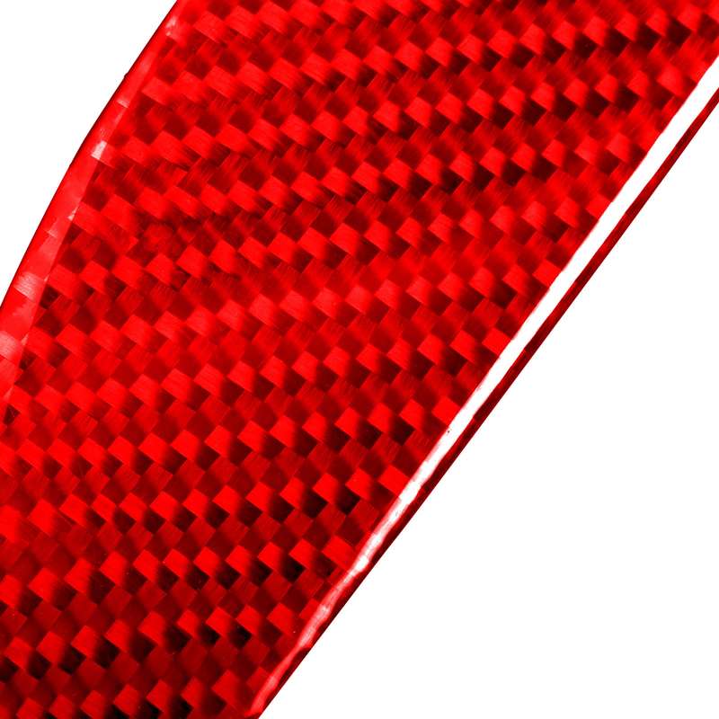Car Window Lift Button B Decorative Sticker for Volvo V60 2010-2017, Left and Right Drive(Red)