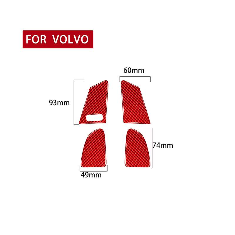 Car Window Lift Button A Decorative Sticker for Volvo V60 2010-2017, Left Drive
