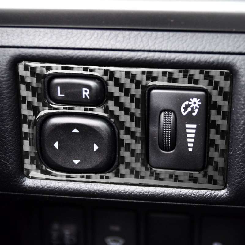 Car Carbon Fiber Dashboard Adjustment Frame Decorative Sticker for Lexus CT 2011-2017, Right Drive