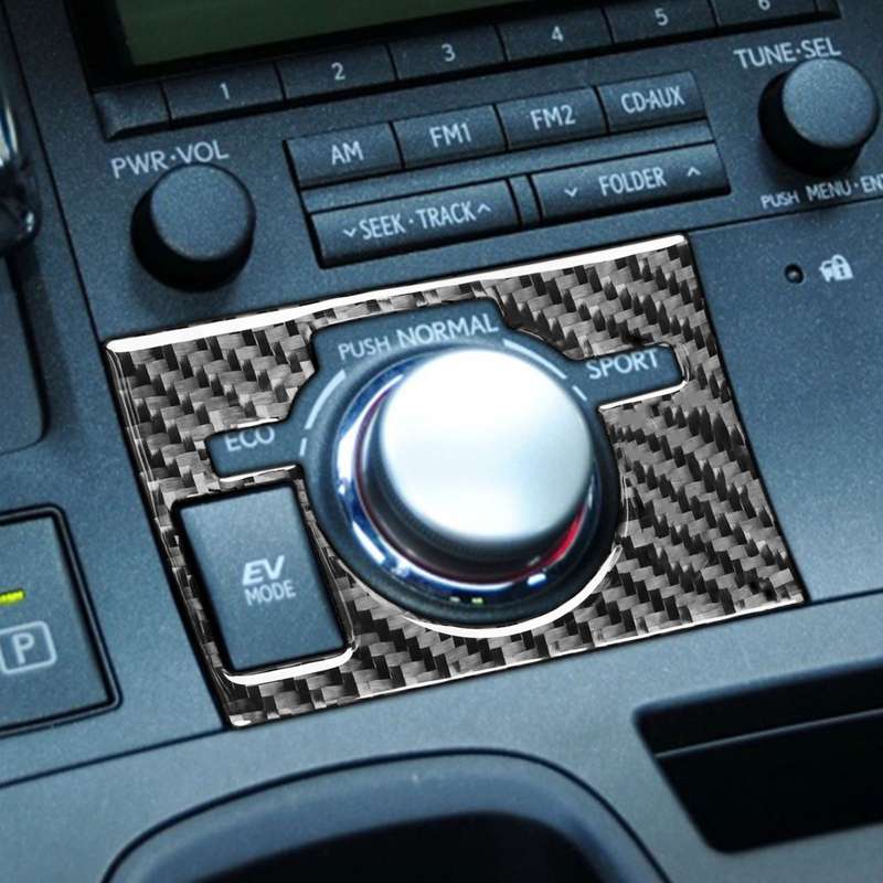 Car Control Panel Low-level Configuration Decorative Sticker for Lexus CT 2011-2017, Left Drive