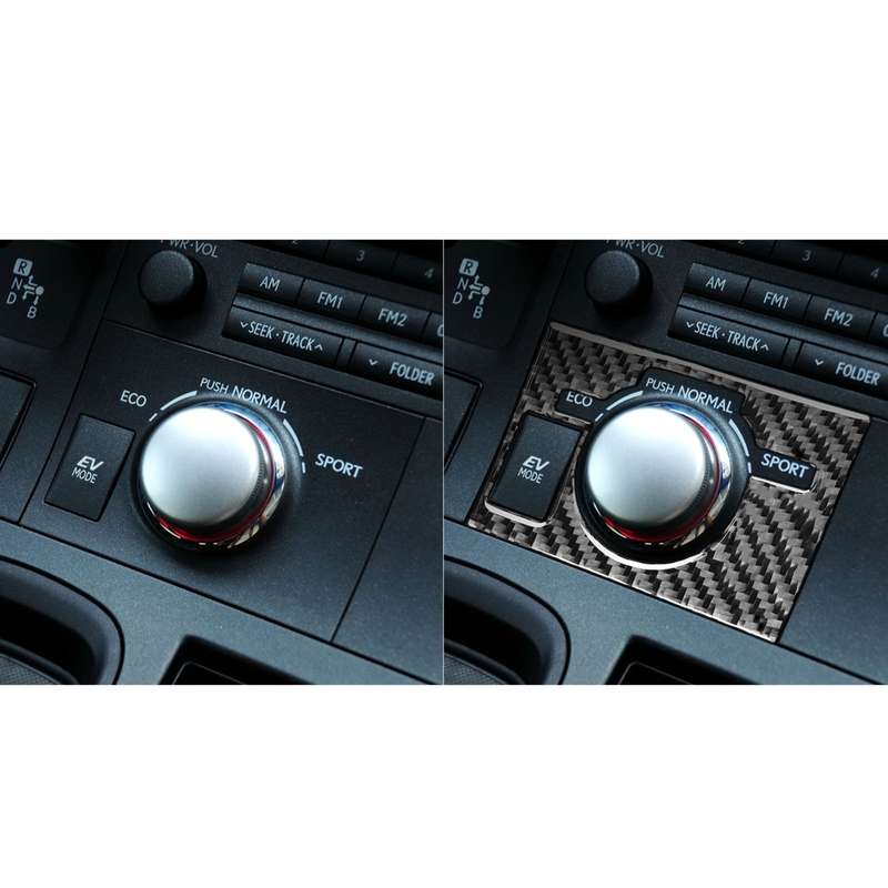 Car Control Panel Low-level Configuration Decorative Sticker for Lexus CT 2011-2017, Left Drive