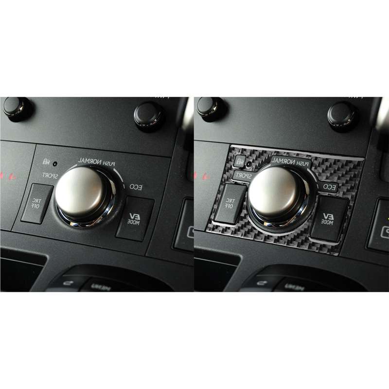 Car Control Panel High-level Configuration Decorative Sticker for Lexus CT 2011-2017, Right Drive