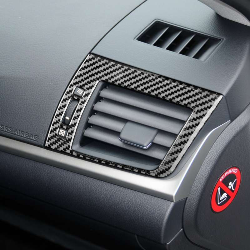 Car Carbon Fiber Left and Right Air Outlet Decorative Sticker for Lexus CT 2011-2017, Right Drive
