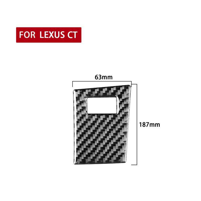 Car Carbon Fiber Sport Mode Panel A Decorative Sticker for Lexus CT 2011-2017, Left and Right Drive