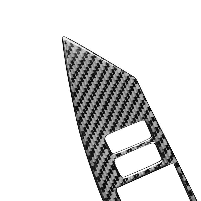 Car Carbon Fiber Window Lift Decorative Sticker for Lexus CT 2011-2017, Left Drive