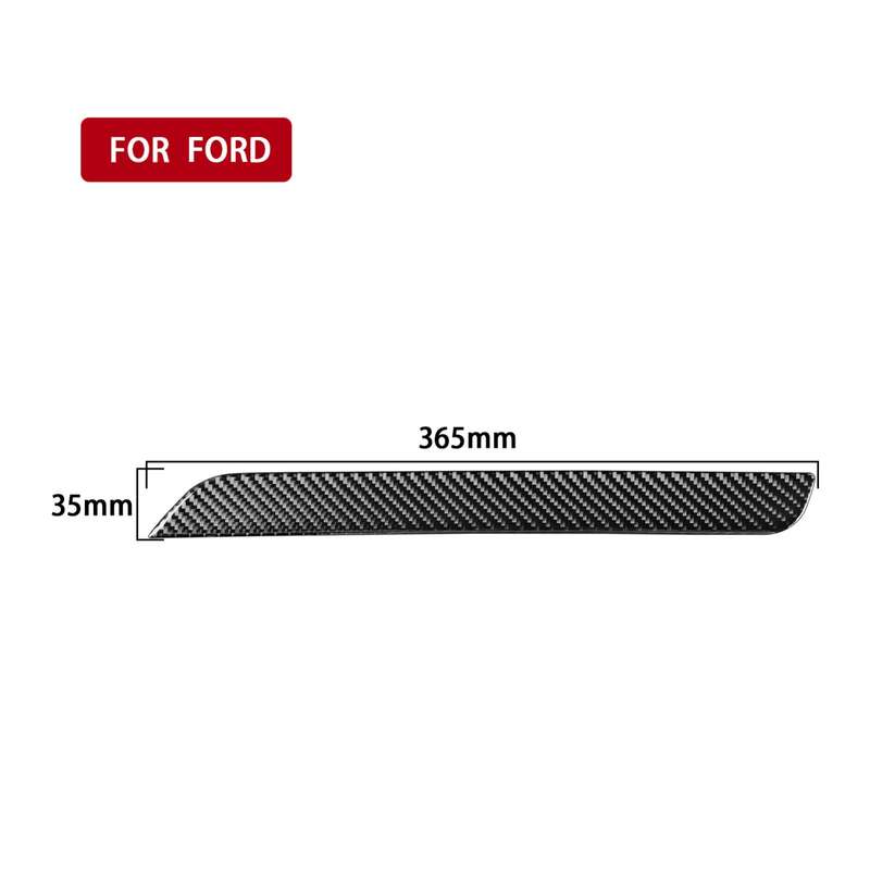 Car Carbon Fiber Storage Decorative Sticker for Ford Explorer 2016-2019, Left Drive