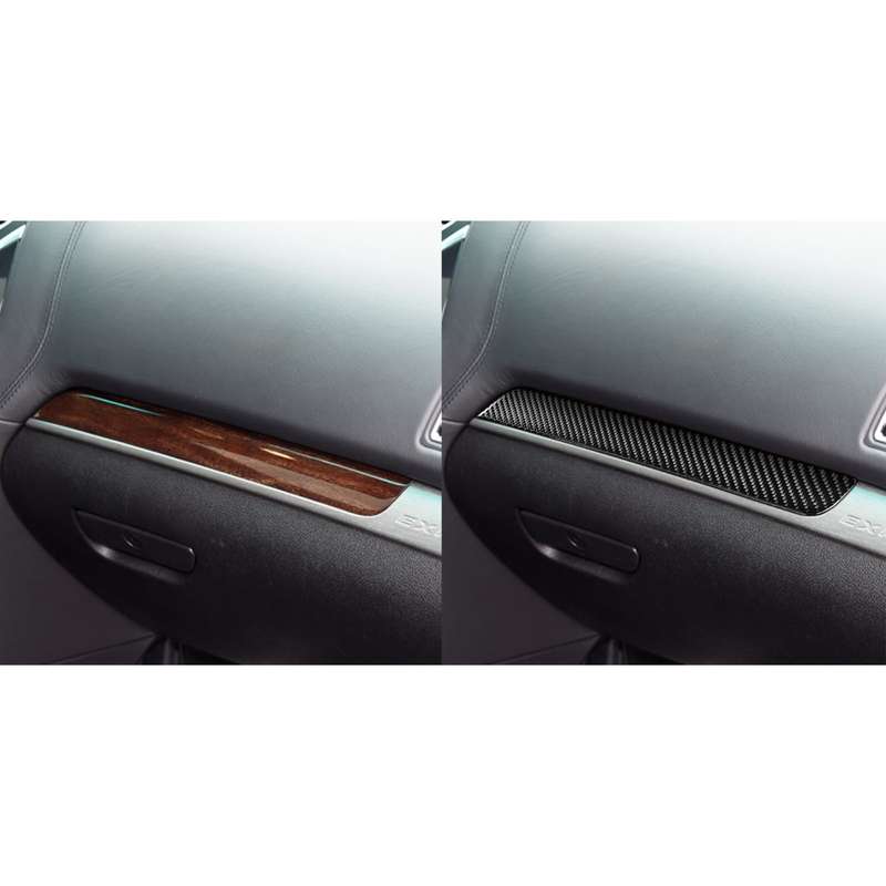 Car Carbon Fiber Storage Decorative Sticker for Ford Explorer 2016-2019, Left Drive