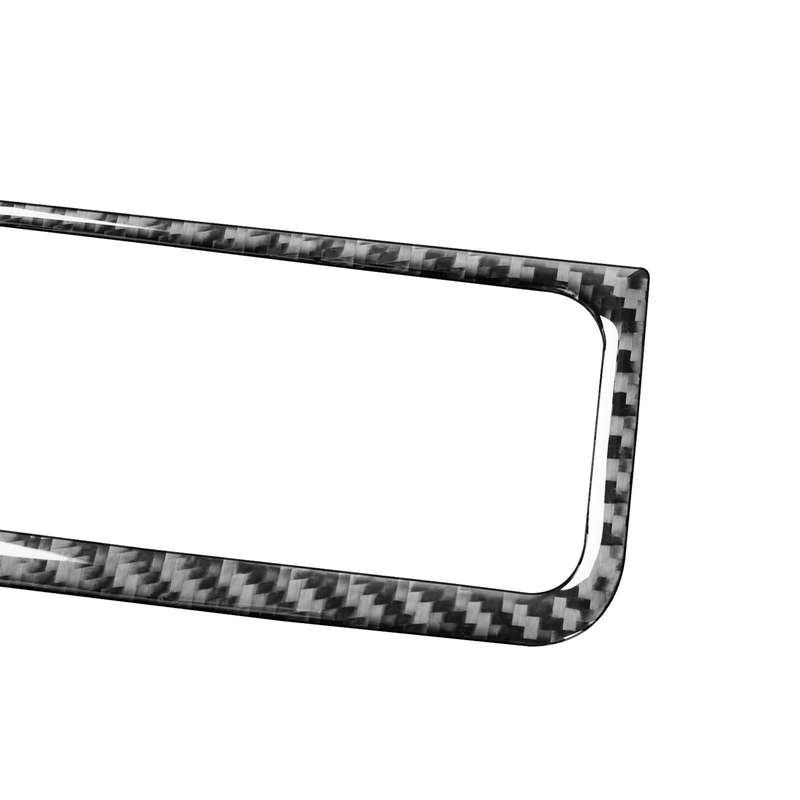 Car Carbon Fiber Window Lift Panel Decorative Sticker for Ford Explorer 2013-2019, Left Drive