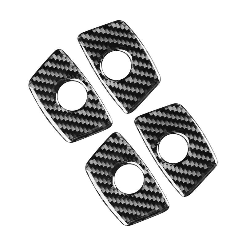 Car Carbon Fiber Door Decorative Sticker for Ford Explorer 2013-2019, Left Drive