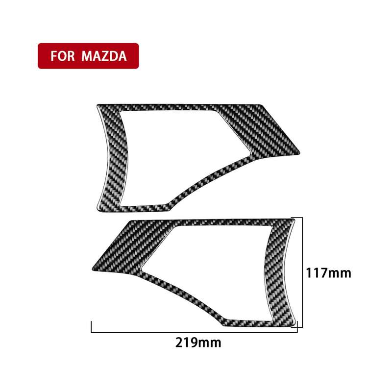 Car Front Door Speaker Frame Decorative Sticker for Mazda 3 Axela 2020, Left and Right Drive