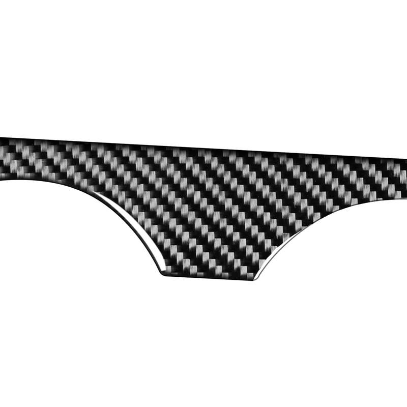 Car Carbon Fiber Rear Water Cup Decorative Sticker for Mazda 3 Axela 2020, Left and Right Drive