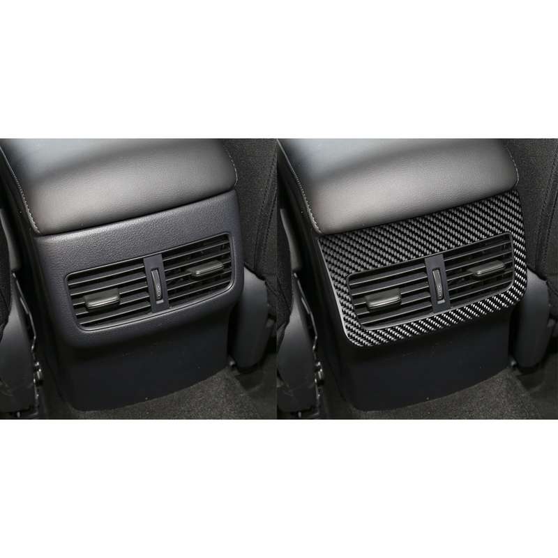 Car Carbon Fiber Rear Air Outlet Decorative Sticker for Mazda 3 Axela 2020, Left and Right Drive