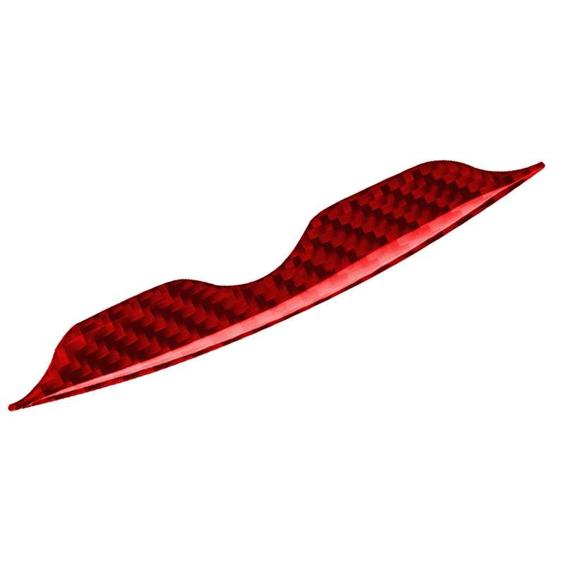 Car Carbon Fiber Air Conditioning Adjustment Panel Decorative Strip for Nissan 370Z / Z34 2009-, Lef