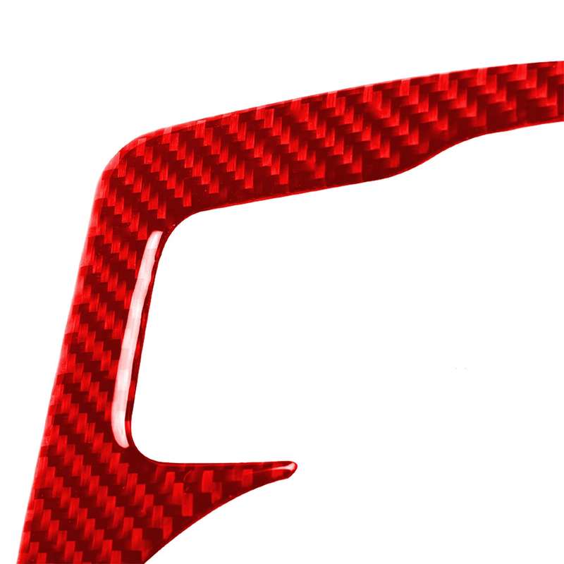 5 in 1 Car Carbon Fiber Gear Water Cup Holder Panel Decorative Sticker for Nissan 370Z / Z34 2009-,