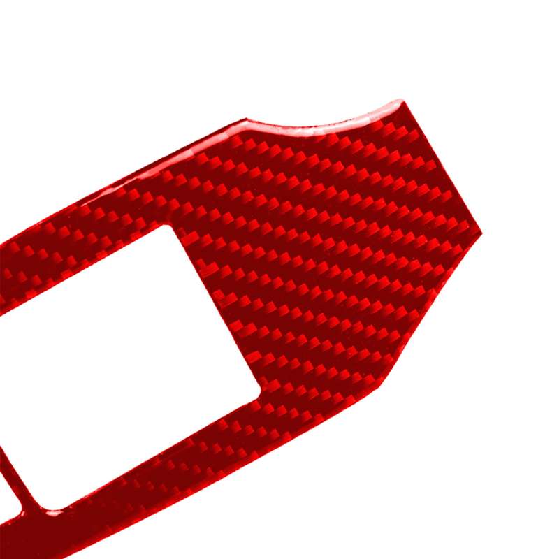 2 in 1 Car Carbon Fiber Window Lift Panel Decorative Sticker for Nissan 370Z / Z34 2009-, Right Driv