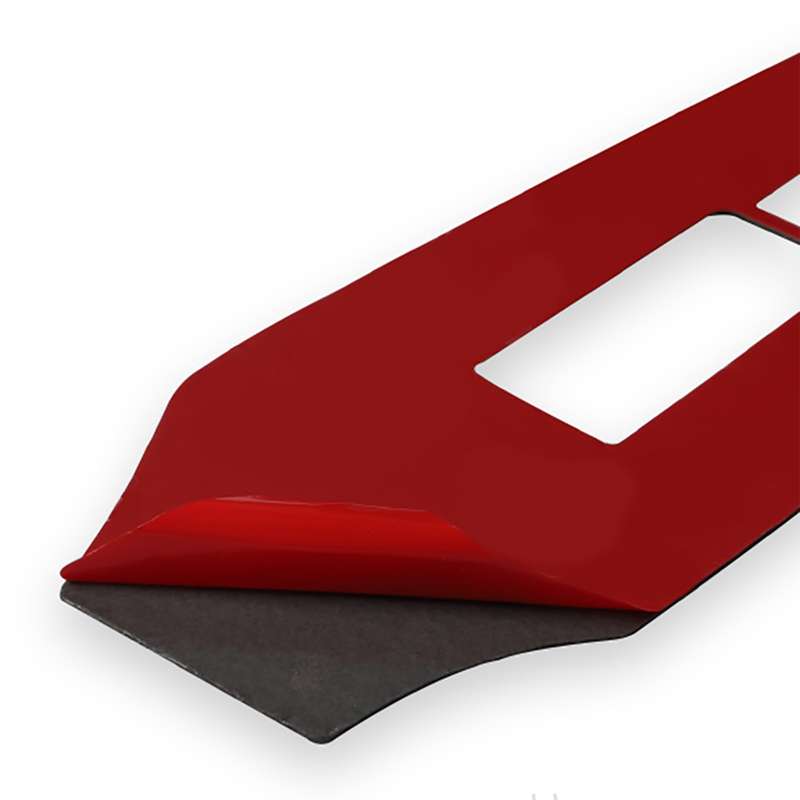 Car Carbon Fiber Vice Driving Side Door Lift Control Decorative Sticker for Nissan 370Z / Z34 2009-,