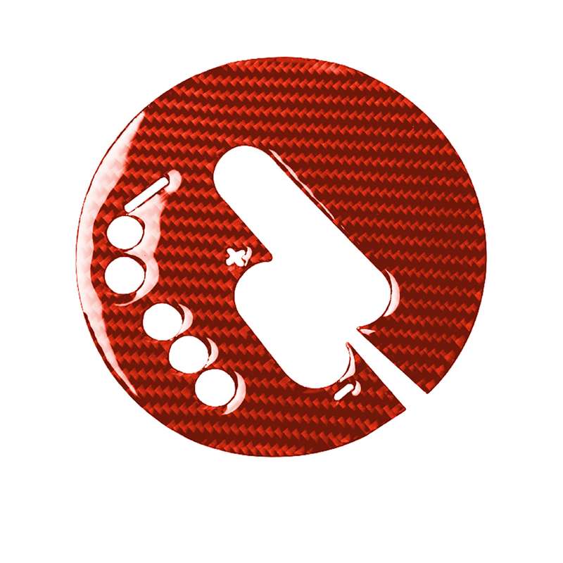 Car Carbon Fiber Automatic Transmission Panel Decorative Sticker for Nissan 370Z / Z34 2009-, Left D