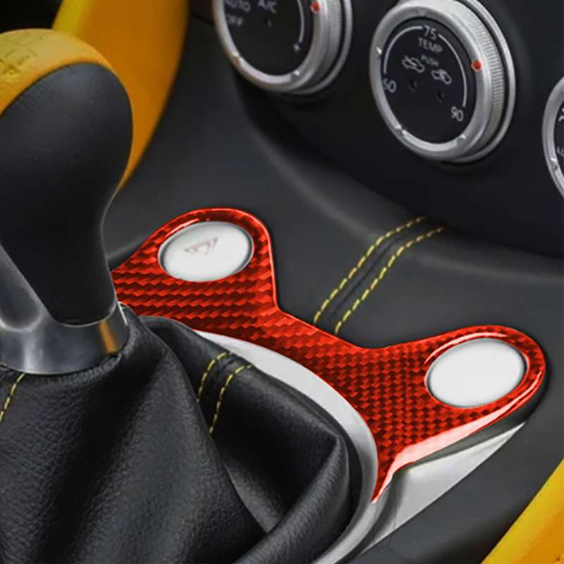 Car Carbon Fiber Manual Gear Panel Decorative Sticker for Nissan 370Z / Z34 2009-, Left and Right Dr