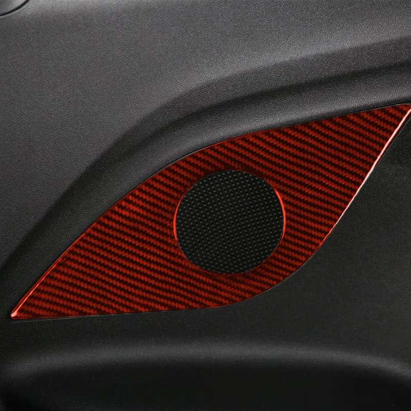Car Carbon Fiber Rear Horn Decorative Sticker for Chevrolet Camaro 2017-2019, Left and Right Drive U