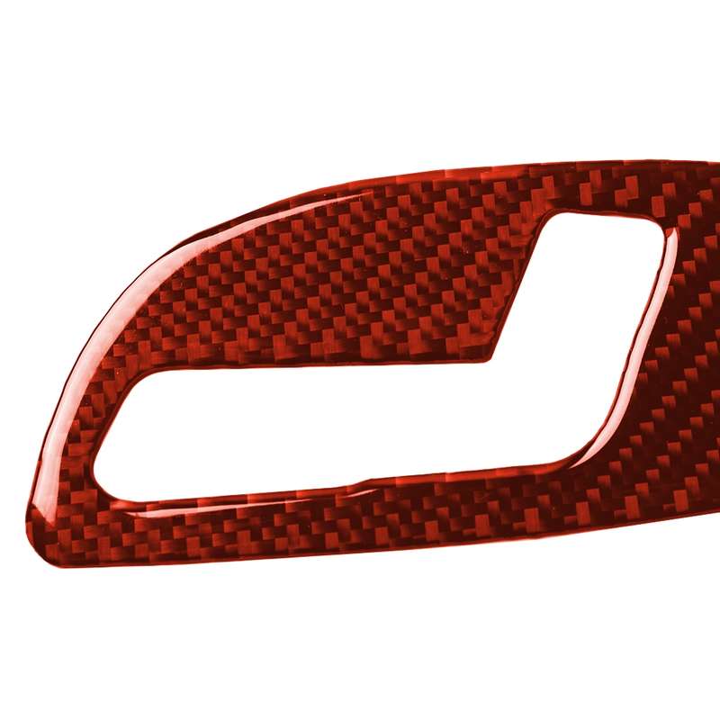 Car Carbon Fiber Seat Adjustment Panel Decorative Sticker for Chevrolet Camaro 2017-2019, Left and R