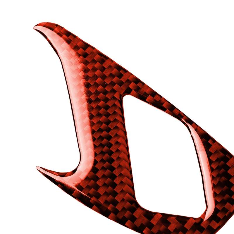 Car Carbon Fiber Inside Door Lock Decorative Sticker for Chevrolet Camaro 2017-2019, Left and Right