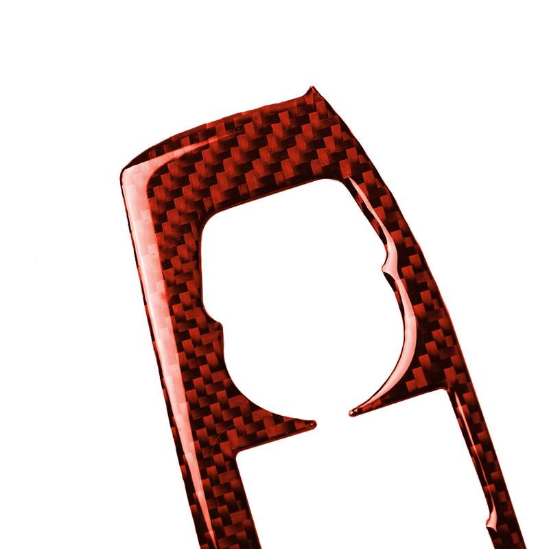 Car Carbon Fiber Window Lift Panel Decorative Sticker for Chevrolet Camaro 2017-2019, Left Drive (Re