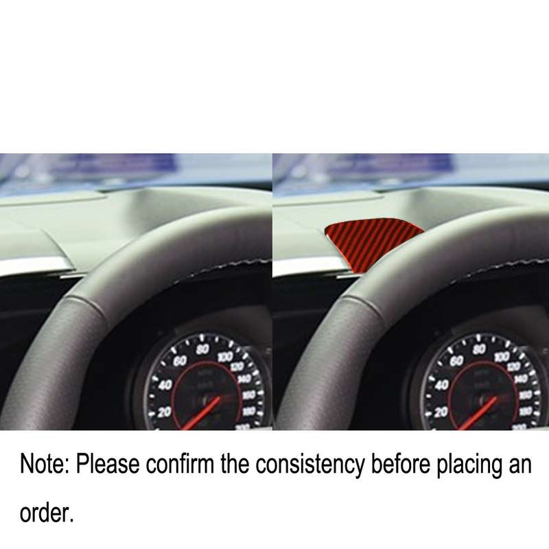 Car Carbon Fiber Dashboard Decorative Sticker for Chevrolet Camaro 2017-2019, Left and Right Drive U