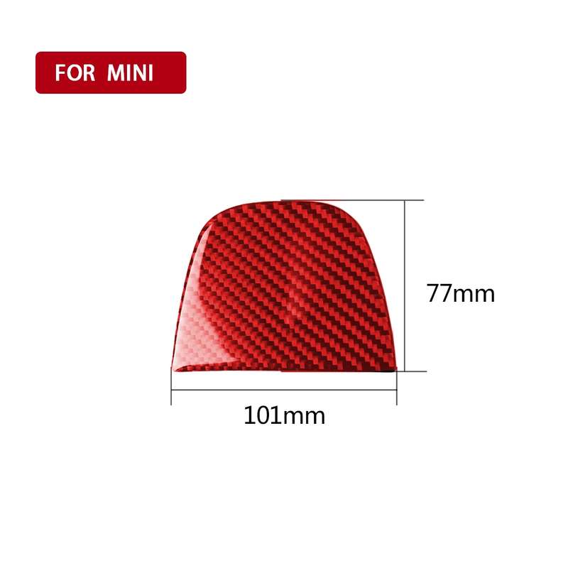 Car Carbon Fiber Reading Light Panel Decorative Sticker for BMW Mini F55 F56 F60, Left and Right Dri