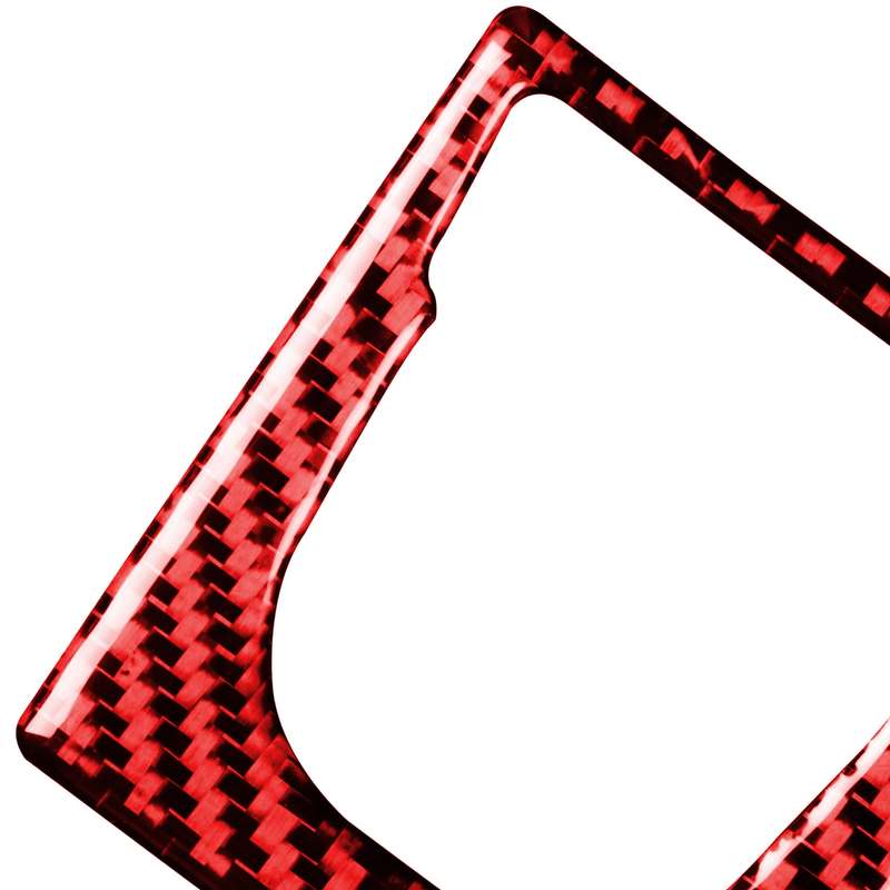 Car Carbon Fiber Electronic Handbrake Panel Decorative Sticker for Porsche Macan 2014-2021, Left and
