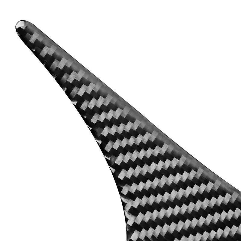 Car Carbon Fiber Rear Water Cup Holder Panel B Decorative Sticker for Toyota Corolla / Levin 2014-20