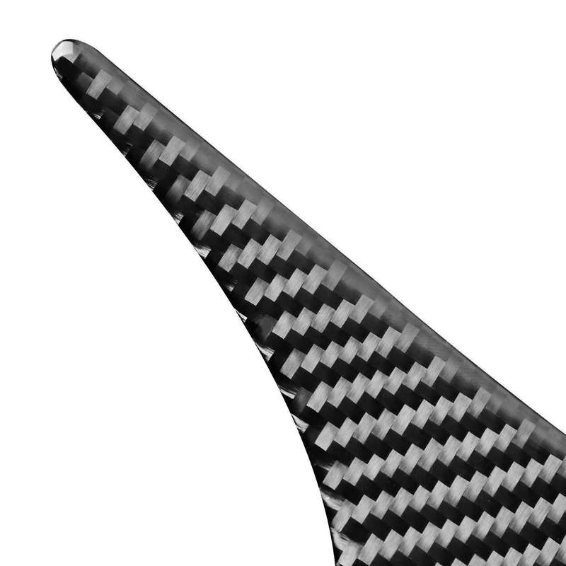 Car Carbon Fiber Rear Water Cup Holder Panel B Decorative Sticker for Toyota Corolla / Levin 2014-20