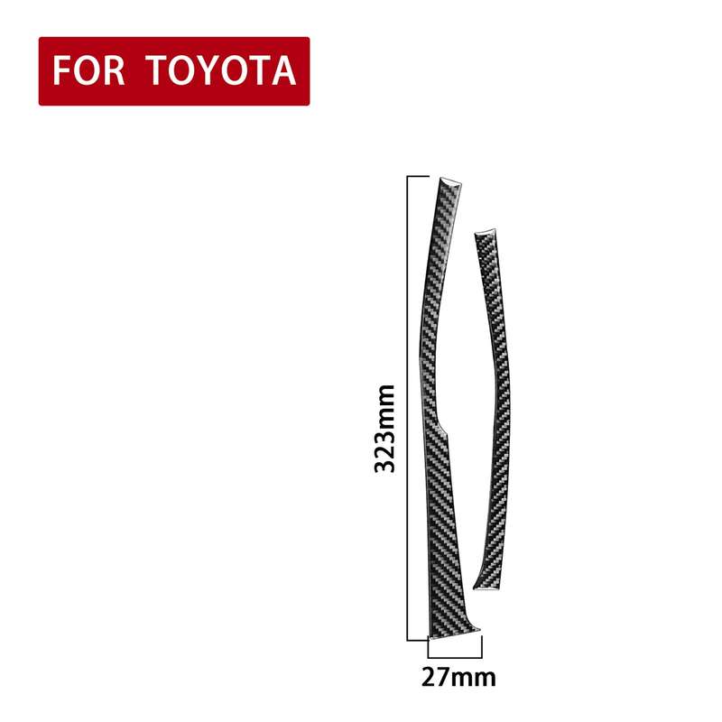 Car Carbon Fiber Side of Gear Decorative Sticker for Toyota Corolla / Levin 2014-2018, Left Drive