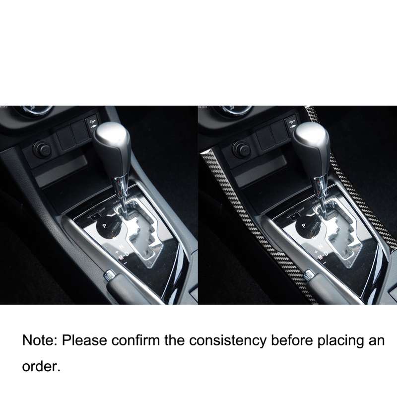 Car Carbon Fiber Side of Gear Decorative Sticker for Toyota Corolla / Levin 2014-2018, Left Drive