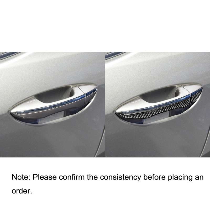 Car Carbon Fiber Door Outside Handle Decorative Sticker for Toyota Corolla / Levin 2014-2018, Left a