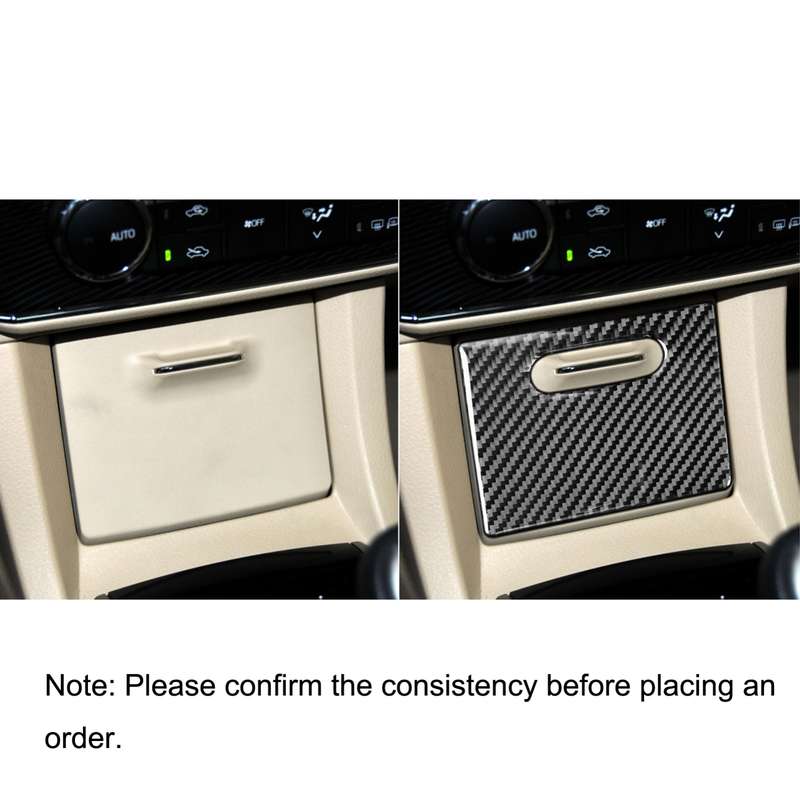 Car Carbon Fiber Cigarette Lighter Cover Decorative Sticker for Toyota Corolla / Levin 2014-2018, Le