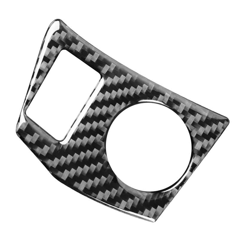 Car Carbon Fiber Steering Wheel Button Frame Decorative Sticker for Toyota Corolla / Levin 2014-2018