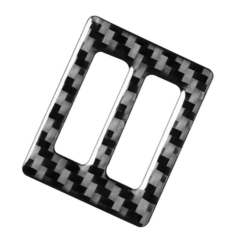Car Carbon Fiber Central Air Outlet Switch Decorative Sticker for Toyota Corolla / Levin 2014-2018,
