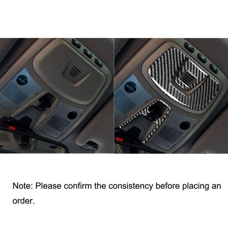 Car Carbon Fiber Reading Light A Decorative Sticker for Volvo XC90 2003-2014, Left and Right Drive U