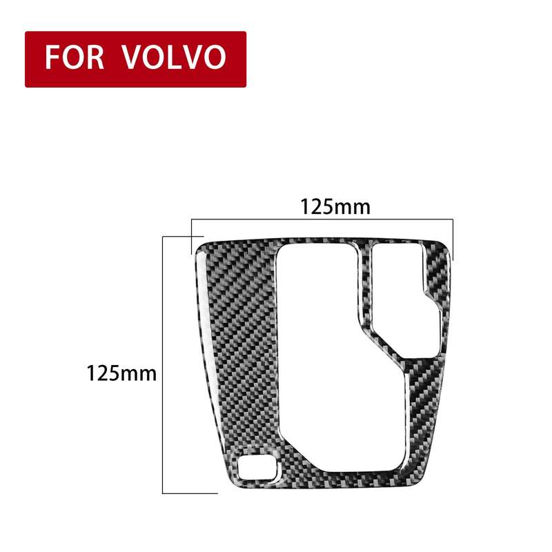 Car Carbon Fiber Gears Decorative Sticker for Volvo XC90 2003-2014, Right Drive