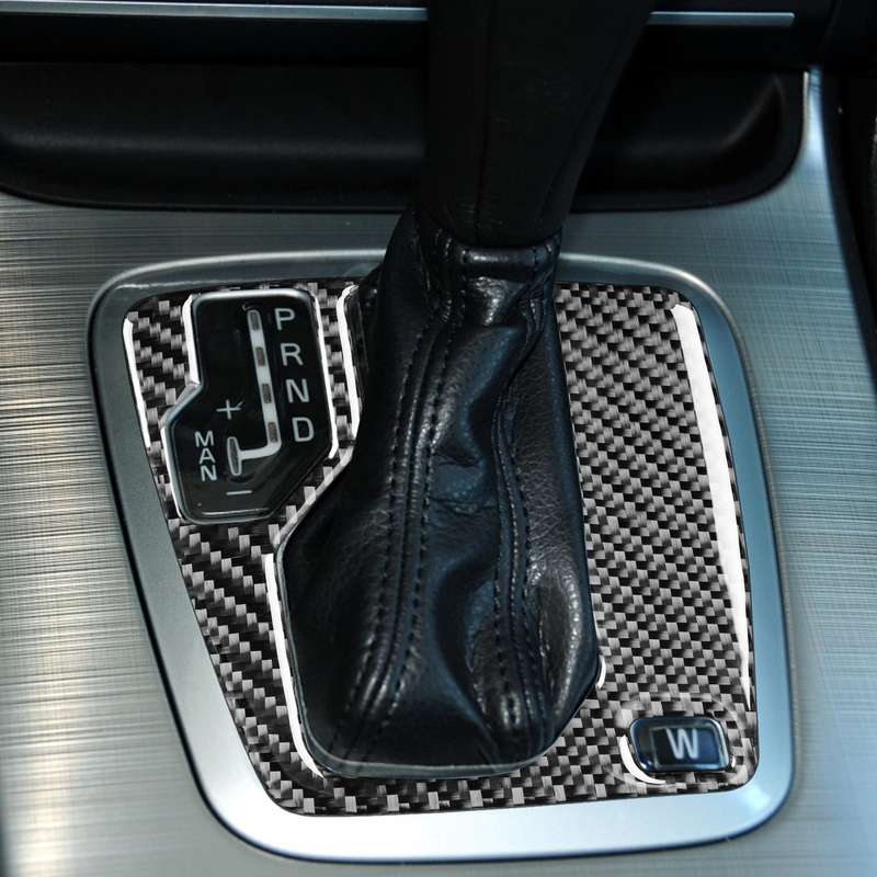 Car Carbon Fiber Gears Decorative Sticker for Volvo XC90 2003-2014, Left Drive