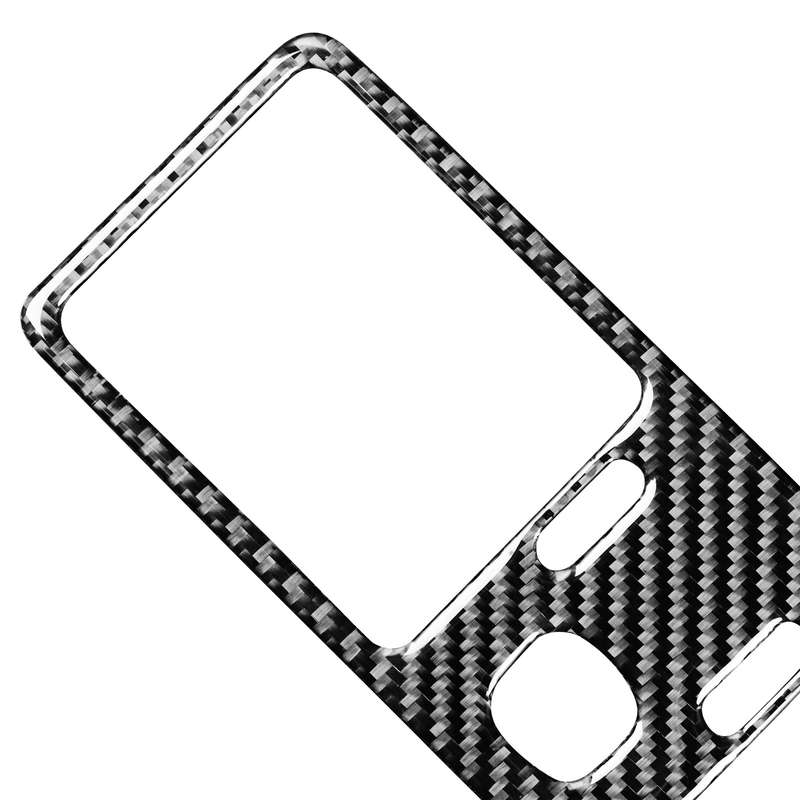 Car Carbon Fiber Central Air Outlet Decorative Sticker for Volvo XC90 2003-2014, Left and Right Driv
