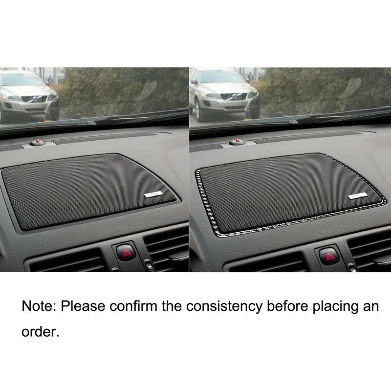 Car Carbon Fiber Screen Base Decorative Sticker for Volvo XC90 2003-2014, Left and Right Drive Unive