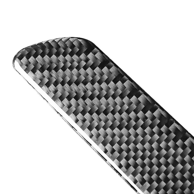Car Carbon Fiber Threshold Decorative Sticker for Audi A6L / A7 2019-, Left and Right Drive Universa