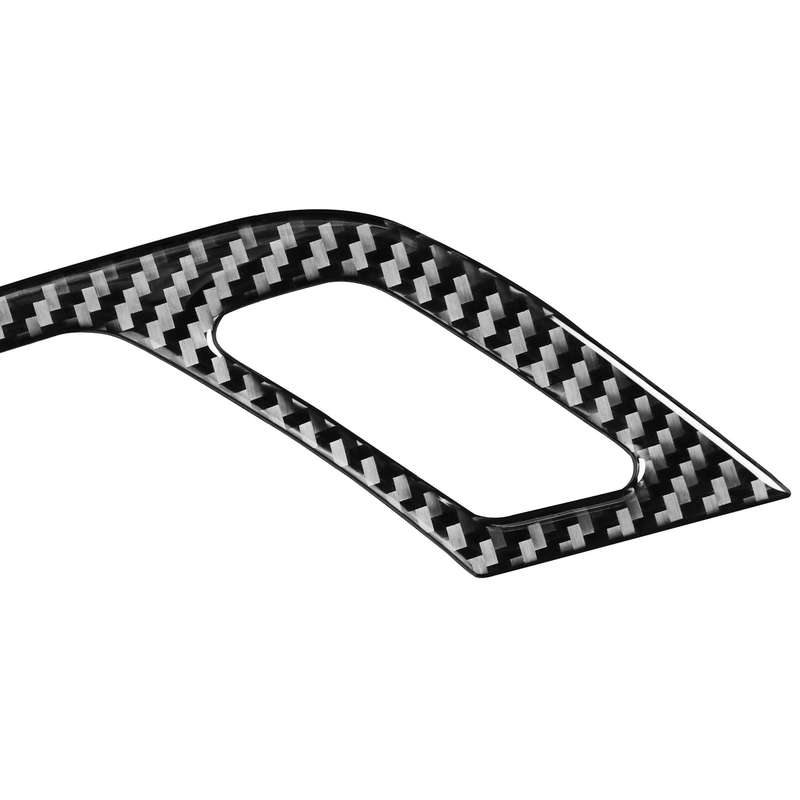Car Carbon Fiber Inner Door Handle Decorative Sticker for Audi A6L / A7 2019-, Left and Right Drive